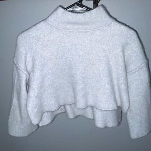 Light grey free people turtle neck sweater
